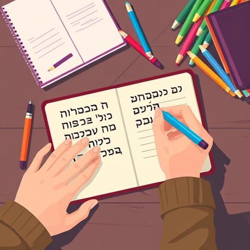 Изучение букв иврита